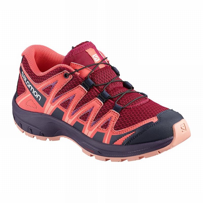 Salomon Israel XA PRO 3D J - Kids Hiking Shoes - Red/Orange (GRNE-10478)